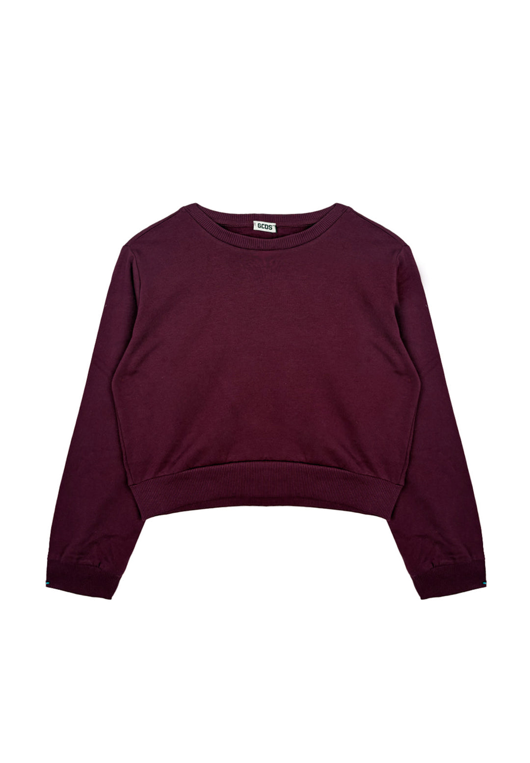 Felpa cappuccio bordeaux per bambina