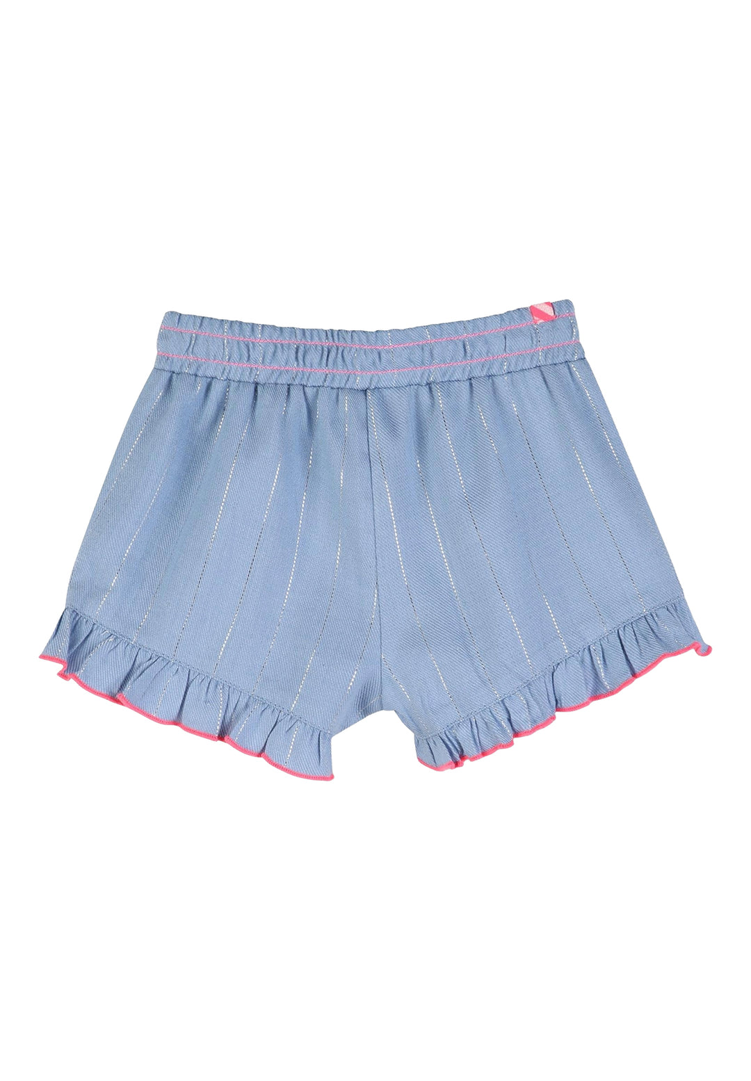 Short blu denim per neonata