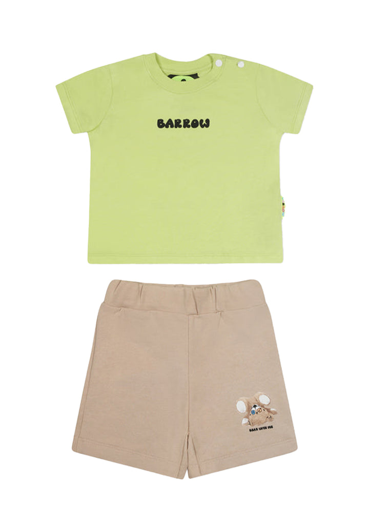 Completo lime-sabbia per neonato