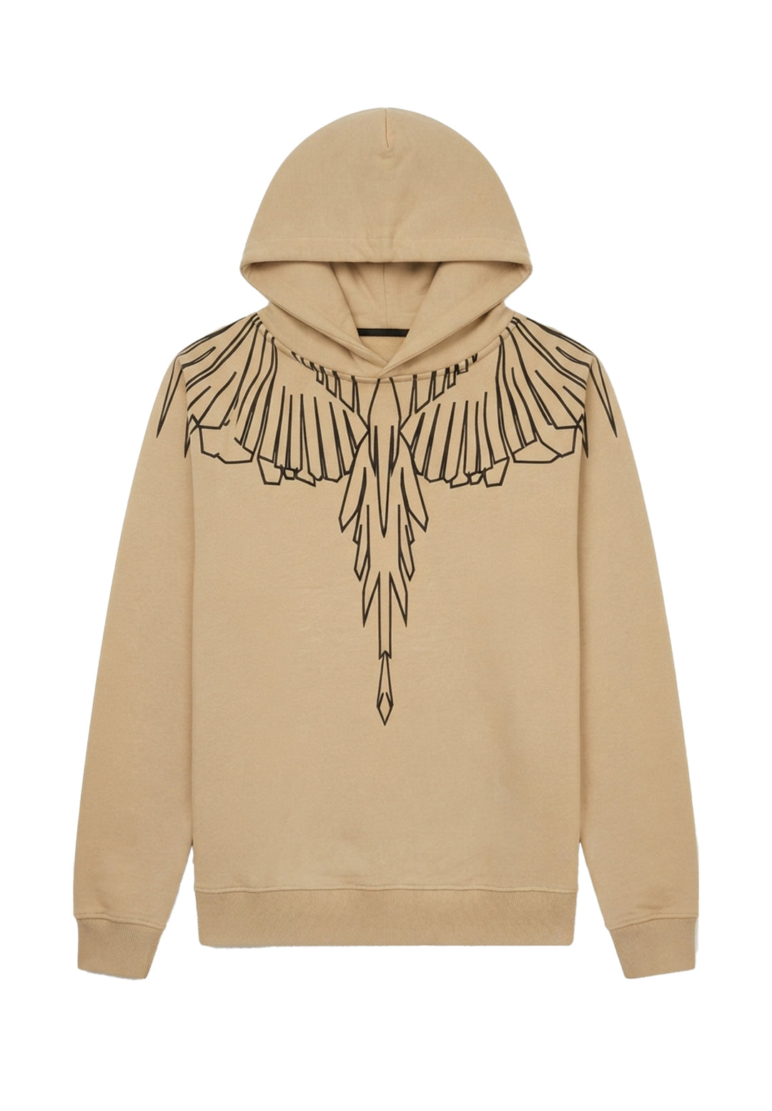 Felpa cappuccio beige per bambino