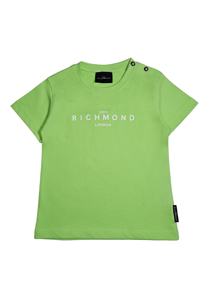 T-shirt verde per neonato