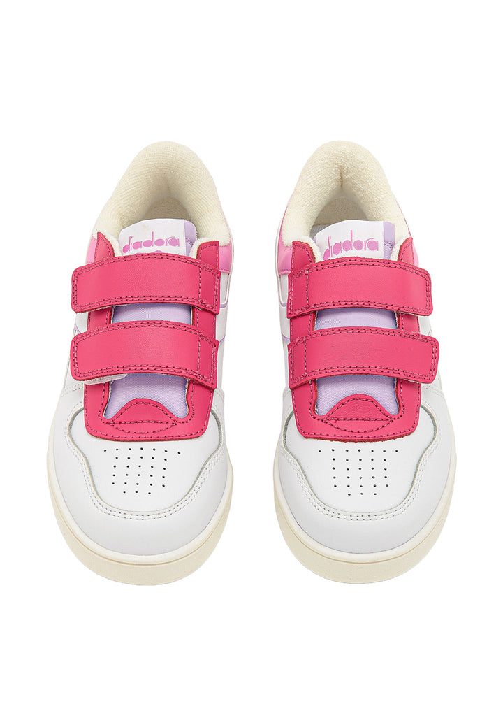 Weiß-rosa Schuhe für Mädchen