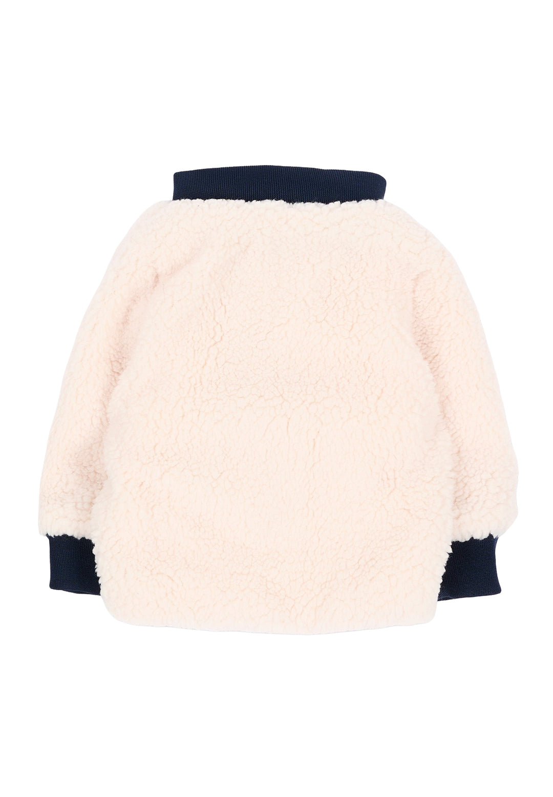 Giubbotto teddy panna per neonato