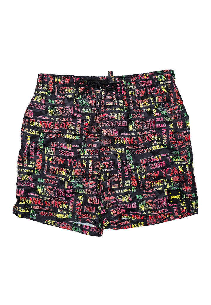 Costume boxer nero per bambino