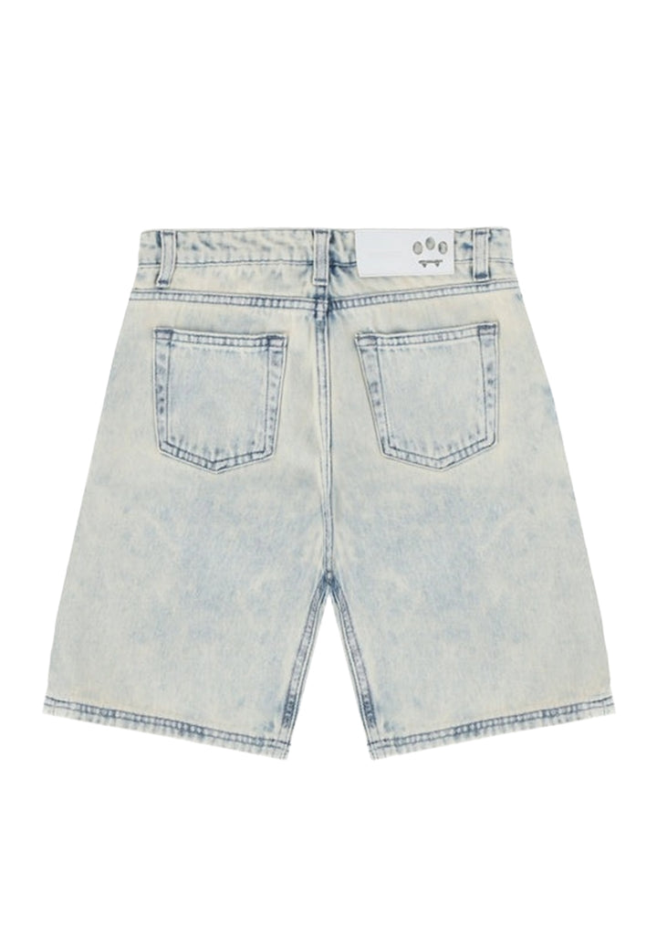 Blaue Denim-Bermudashorts für Jungen
