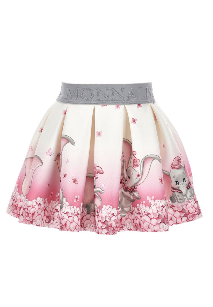 Gonna panna-rosa per neonata