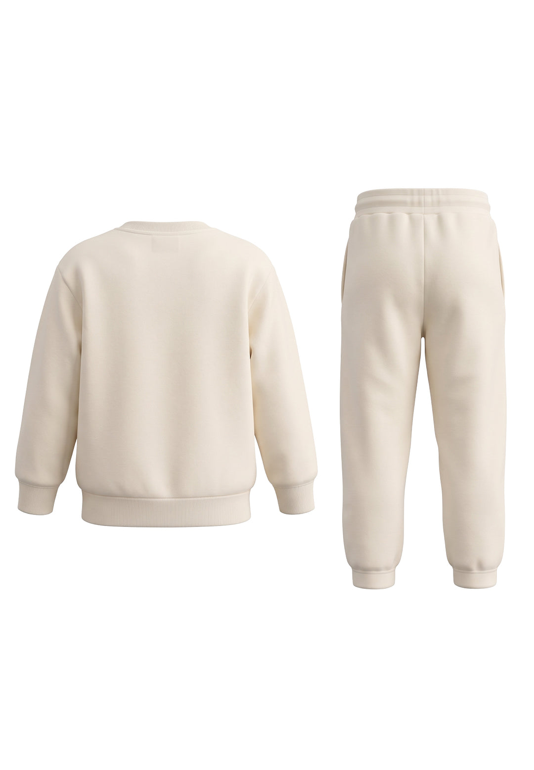 Completo felpa crema unisex