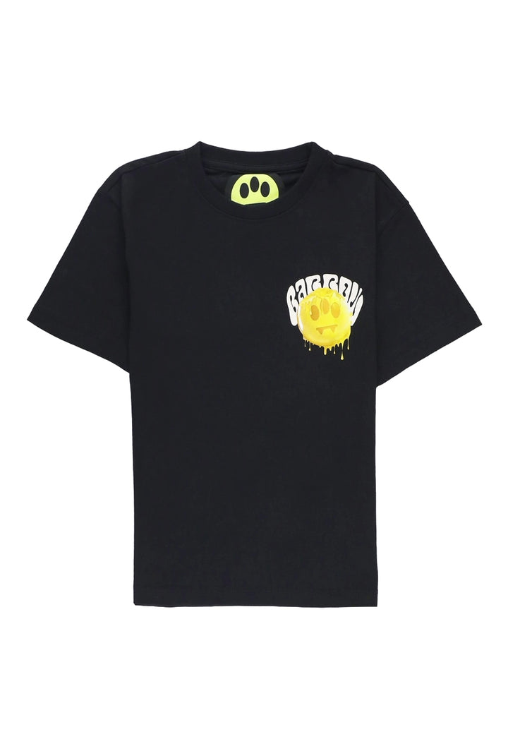 T-shirt nera per bambino