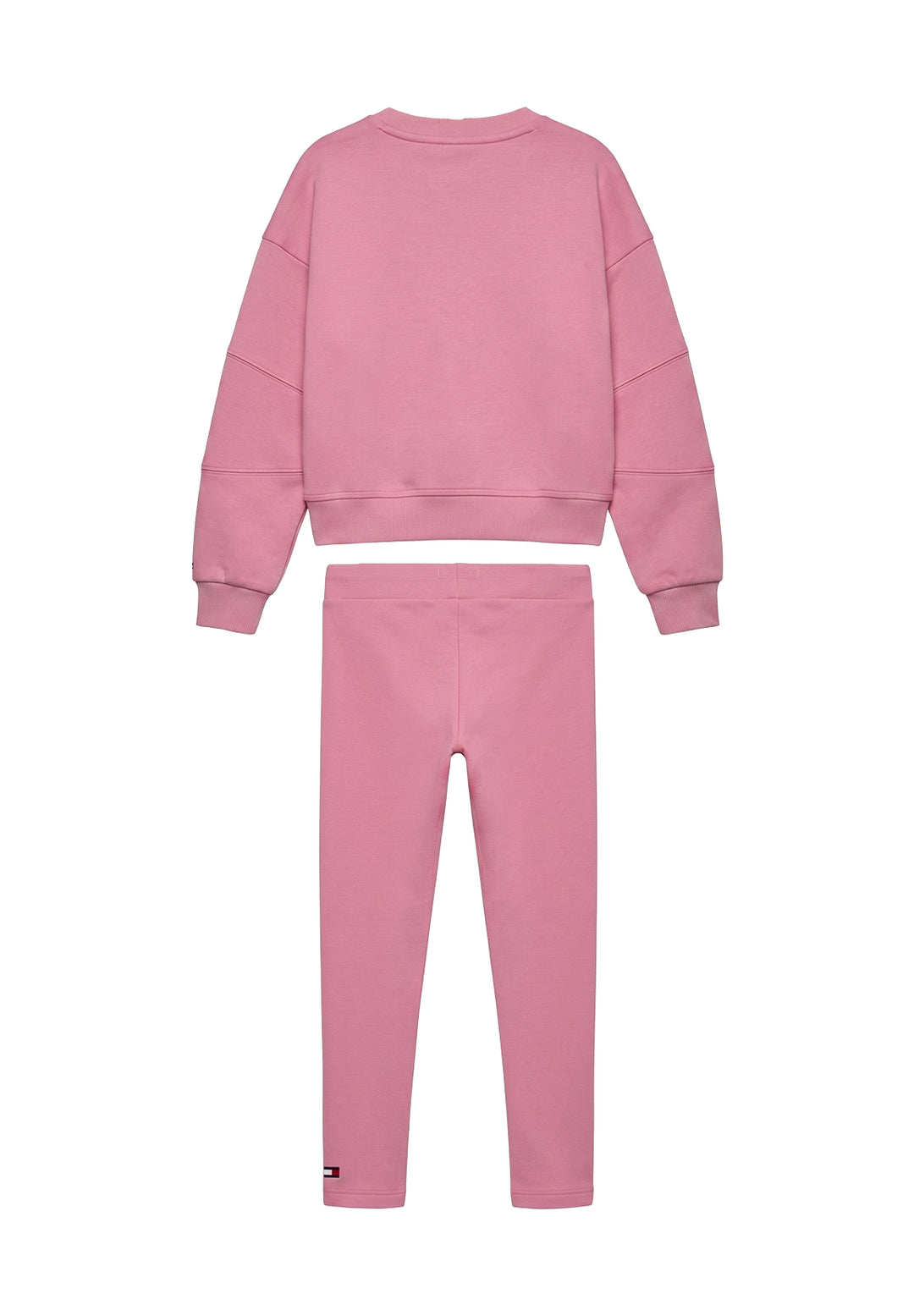 Completo felpa rosa per bambina