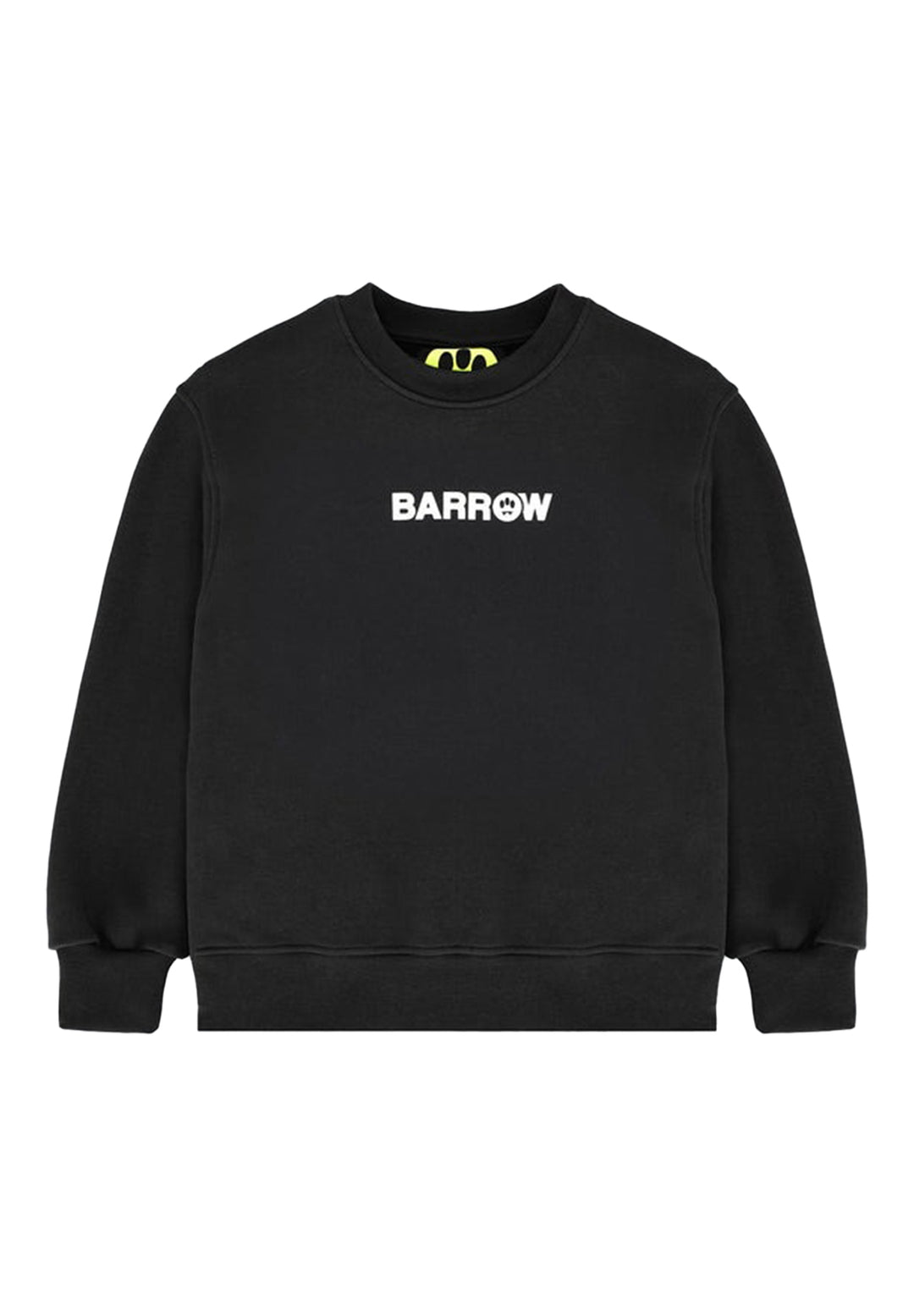 Felpa girocollo nera unisex