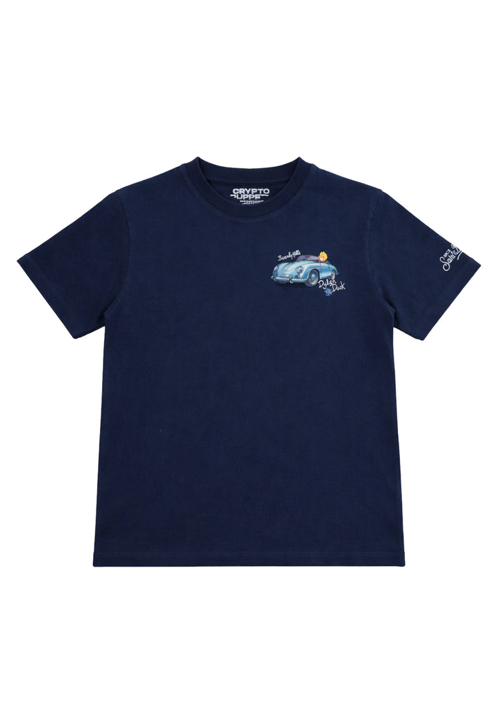 T-shirt blu per bambino