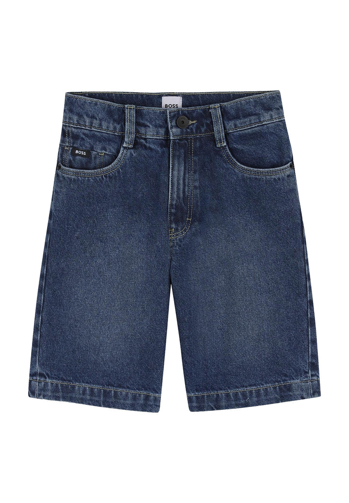 Bermuda denim blu per bambino