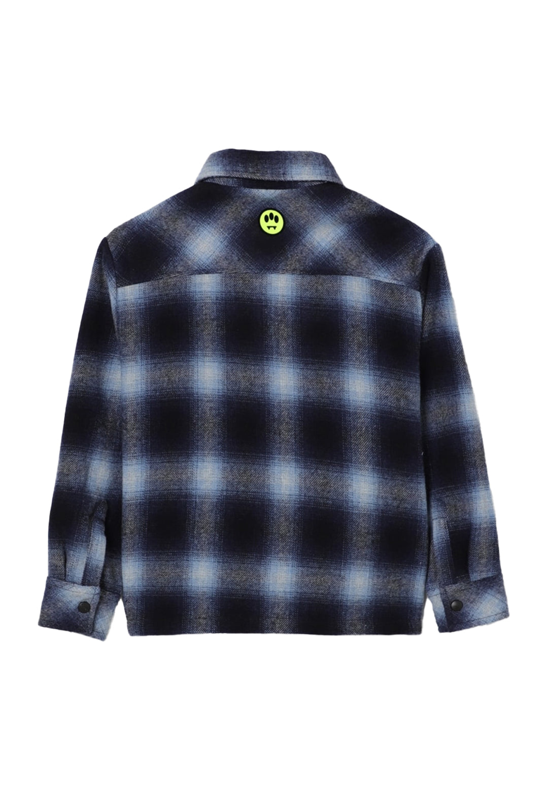 Camicia in flanella blu per bambino