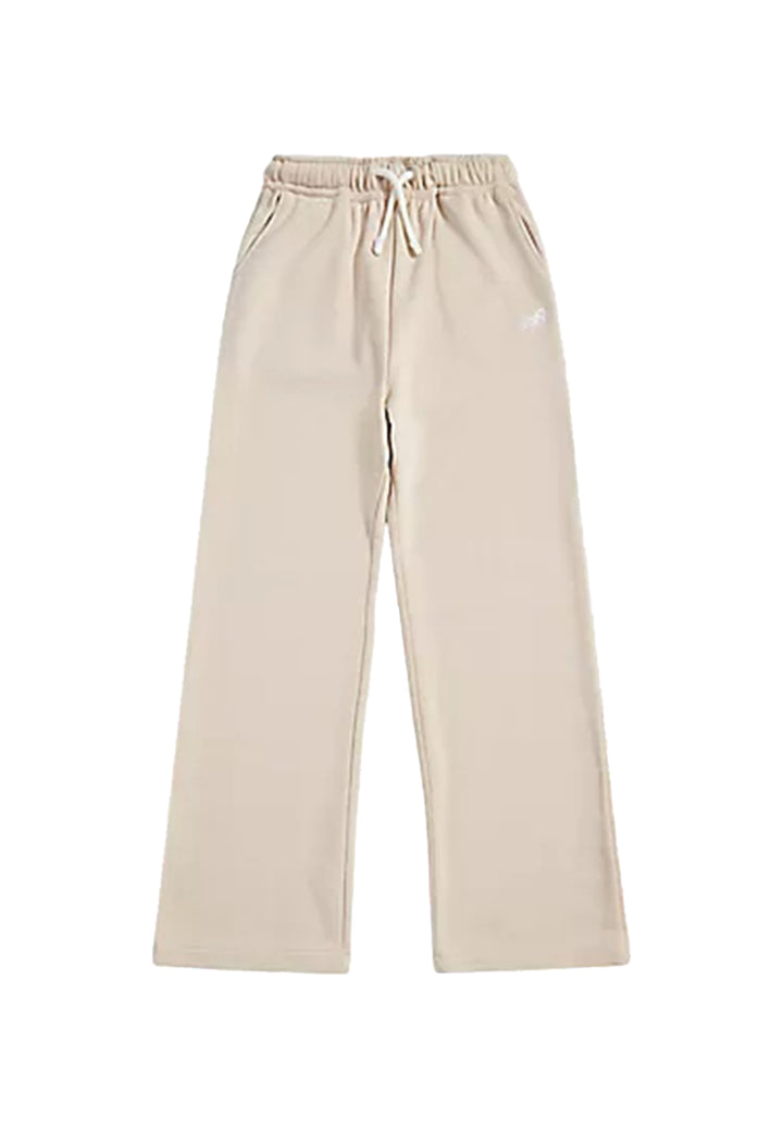 Pantalone felpa beige per bambina