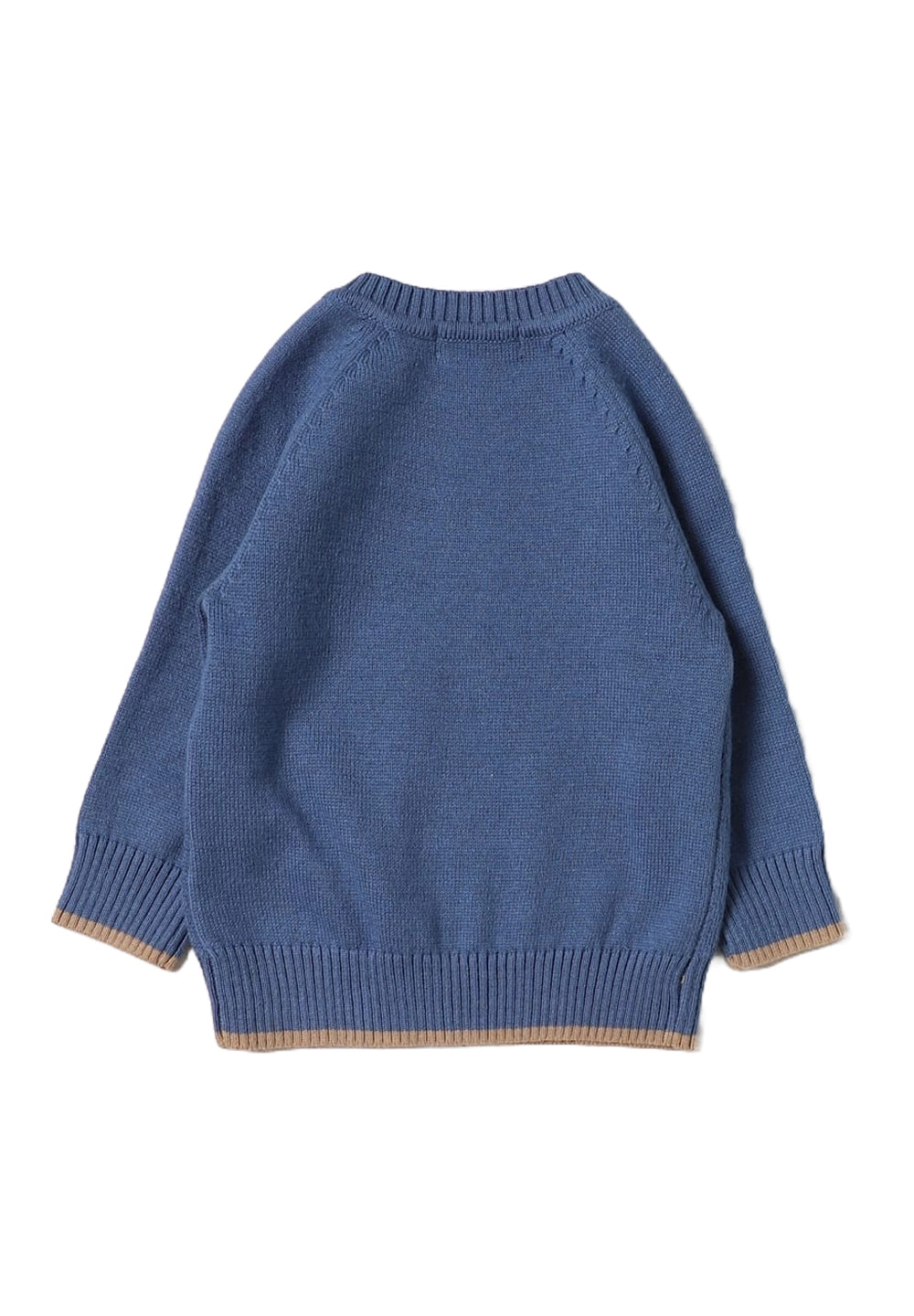 Hellblauer Pullover für Neugeborene