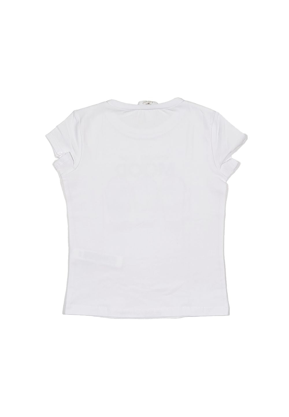 T-shirt bianca per neonata