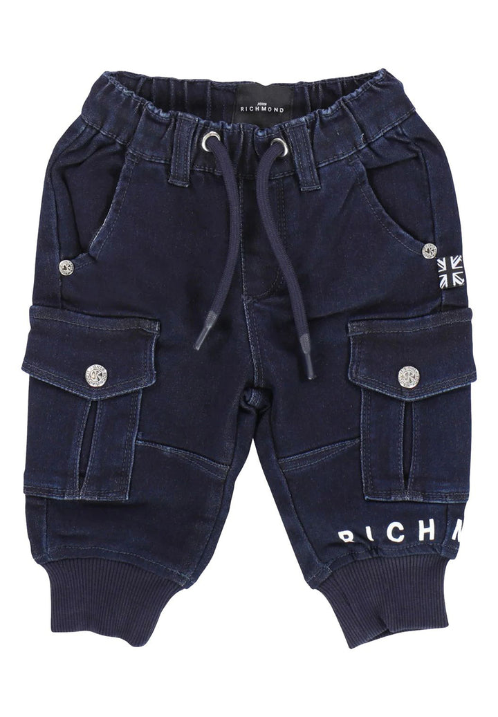 Pantalone blu scuro per neonato