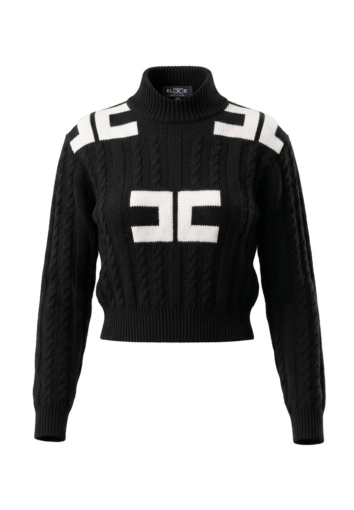 Maglione nero per bambina