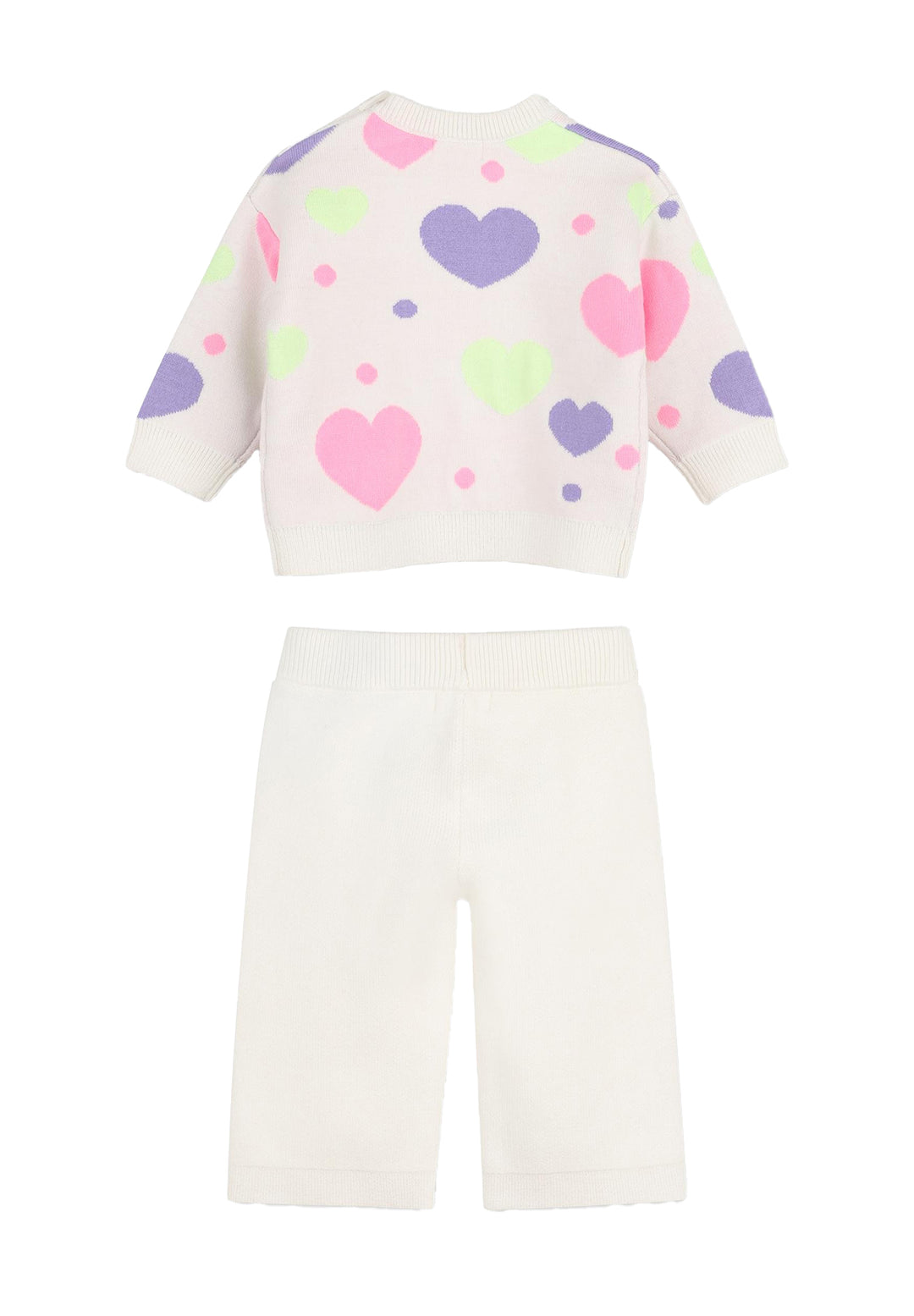 Completo beige per bambina