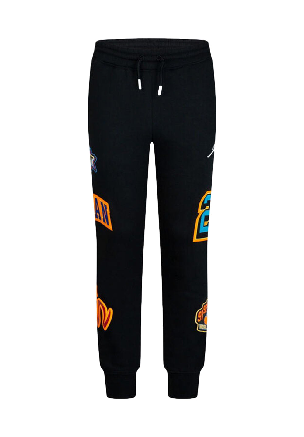 Black fleece trousers for boy