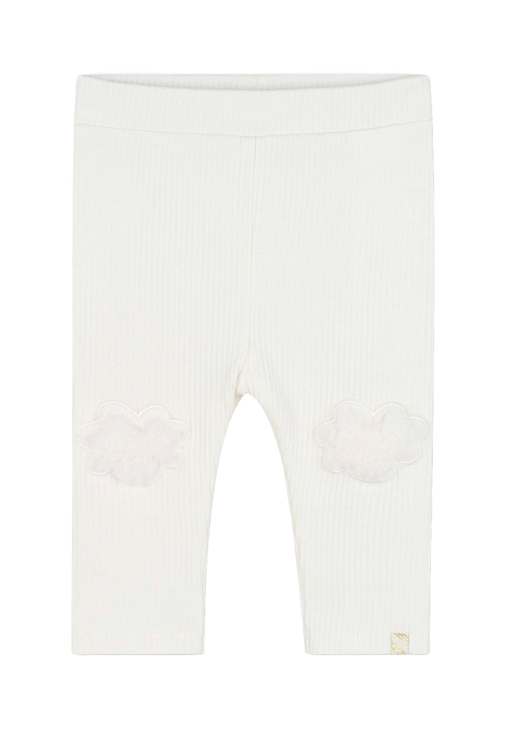 Leggings panna per neonata