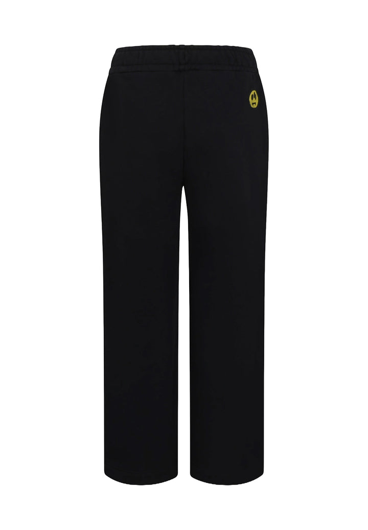 Pantalone felpa nero unisex