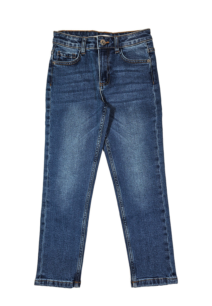 Jeans blu denim per bambino