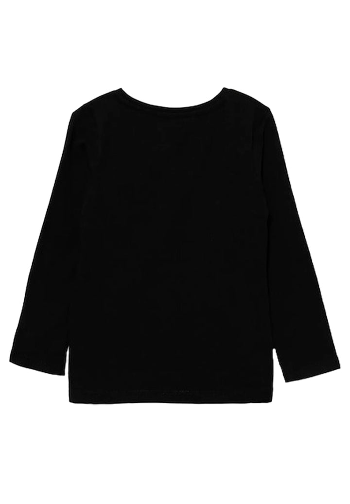 T-shirt nera per bambina