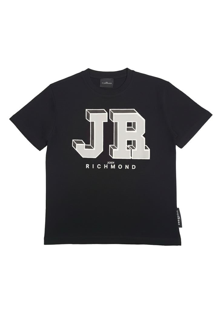 T-shirt nera per bambino