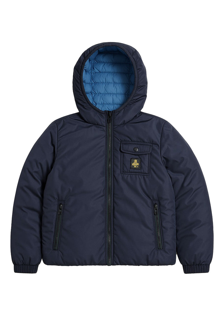 Giubbotto reversibile blu per bambino