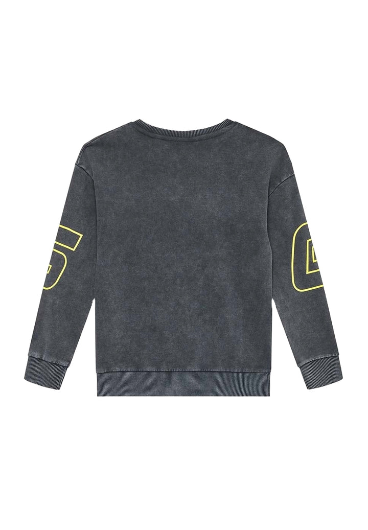 Graues Sweatshirt mit Rundhalsausschnitt für Jungen