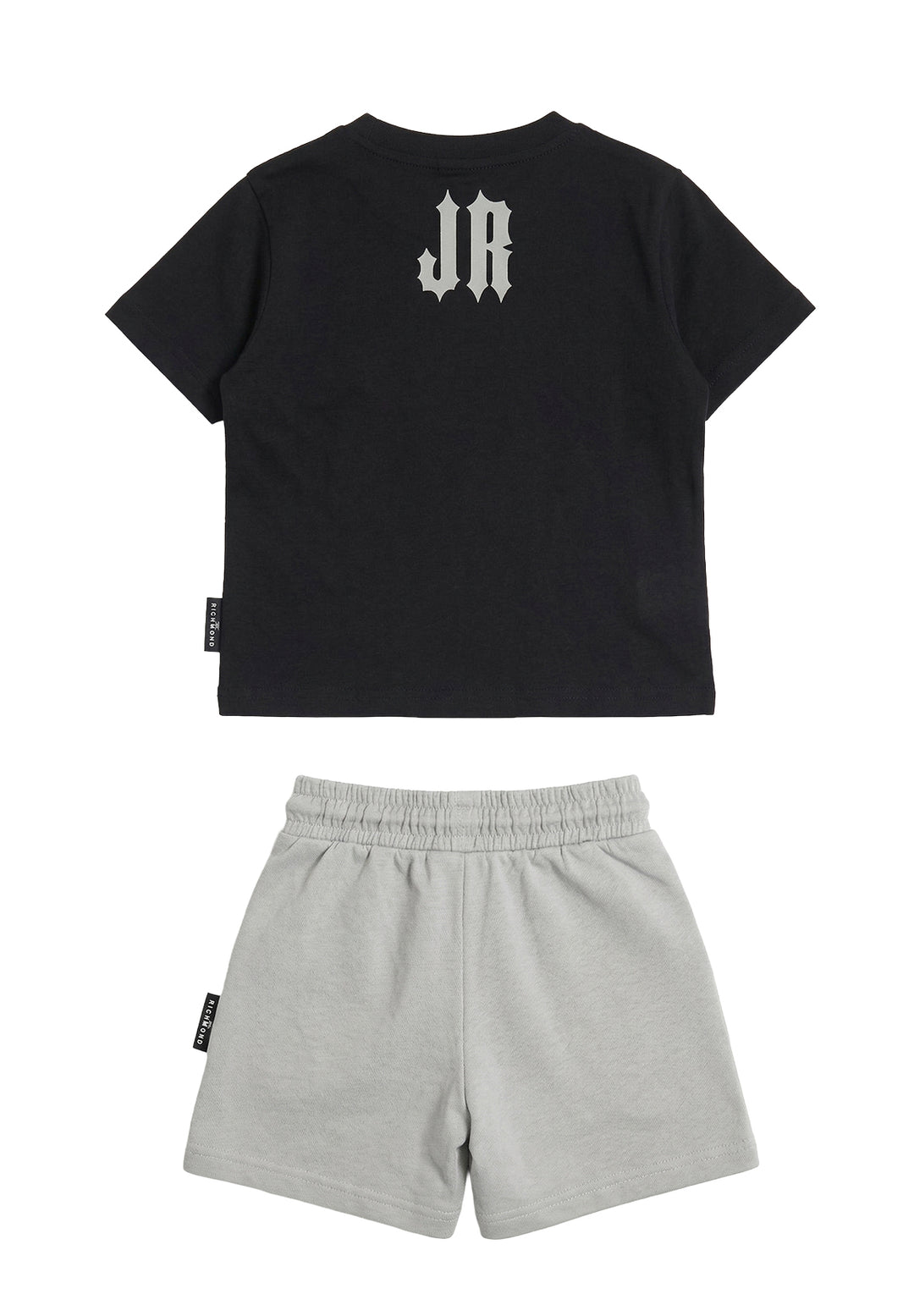 Completo nero-grigio per bambino