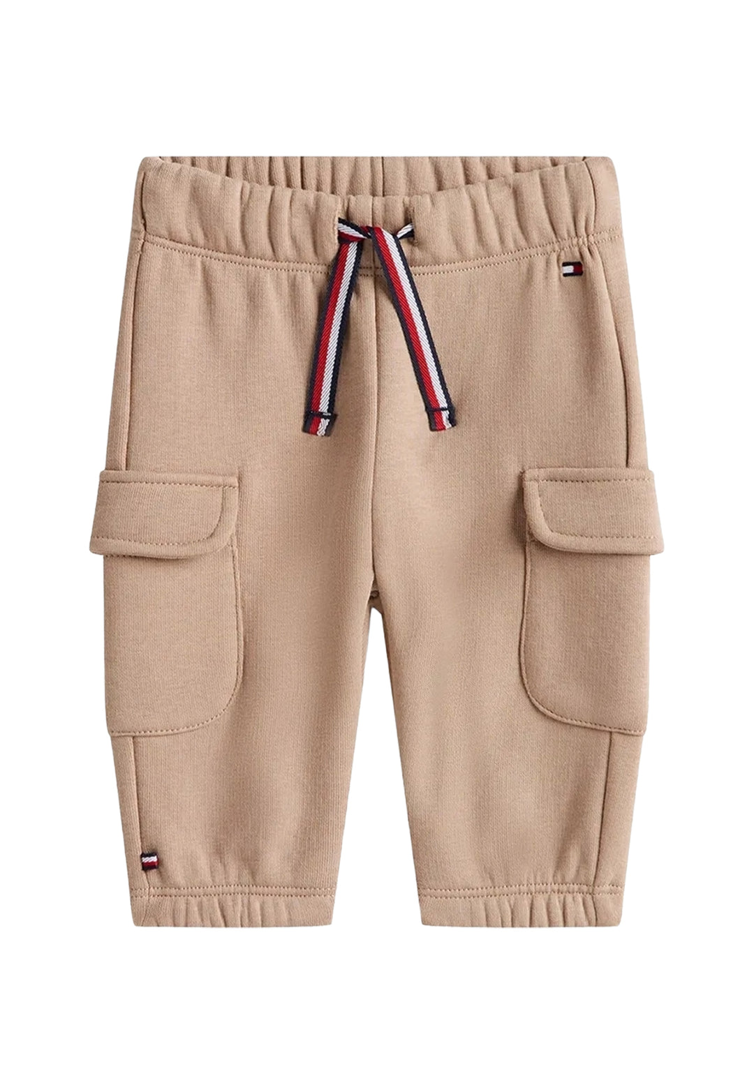 Pantalone felpa beige per neonato