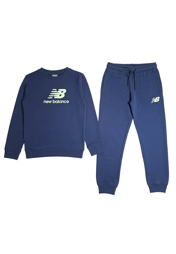 Completo felpa blu navy per bambino