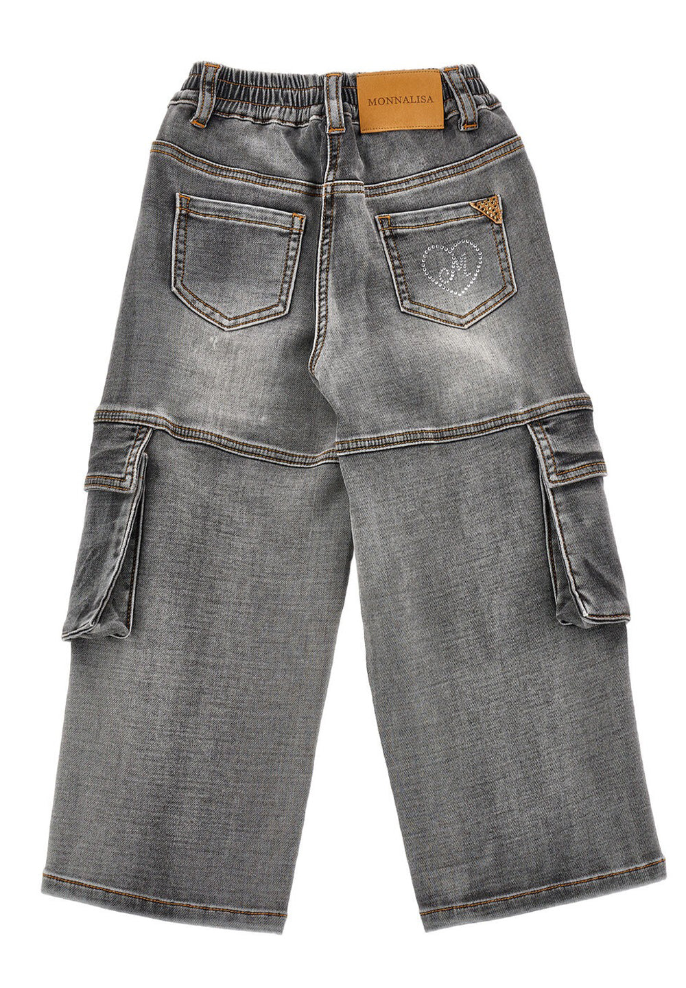 Graue Cargohose für Mädchen