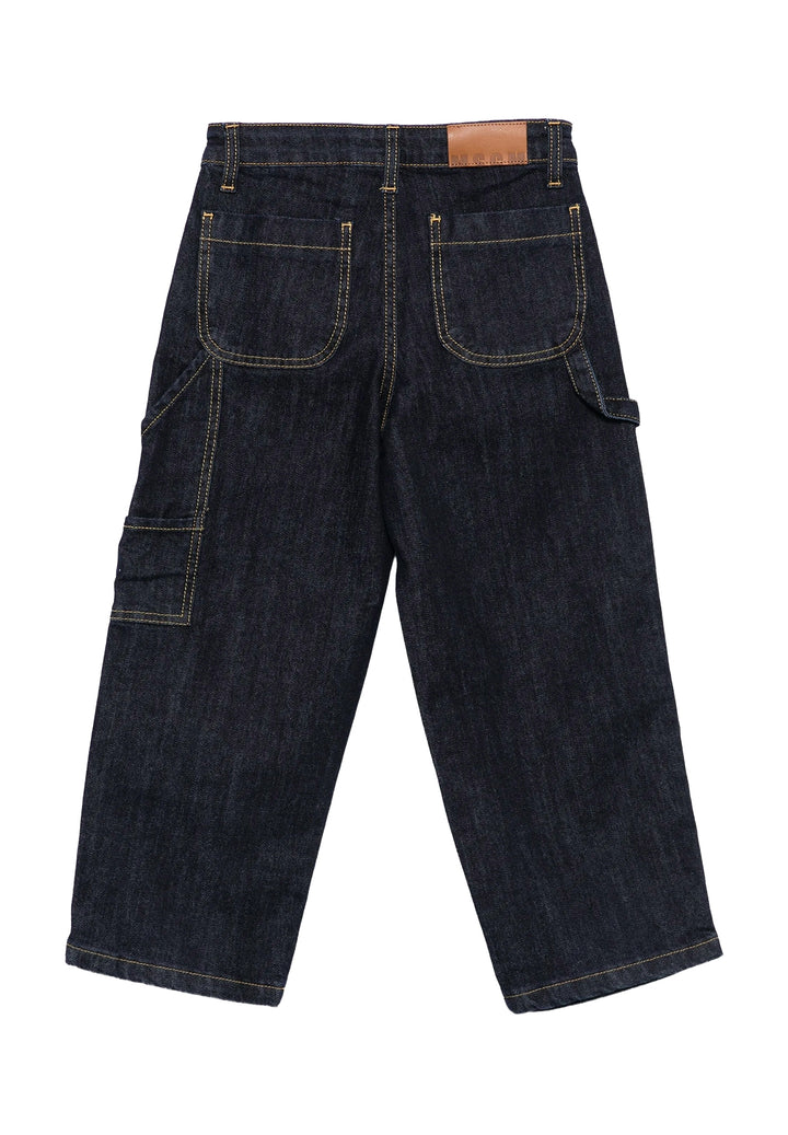 Jeans blu denim per bambino