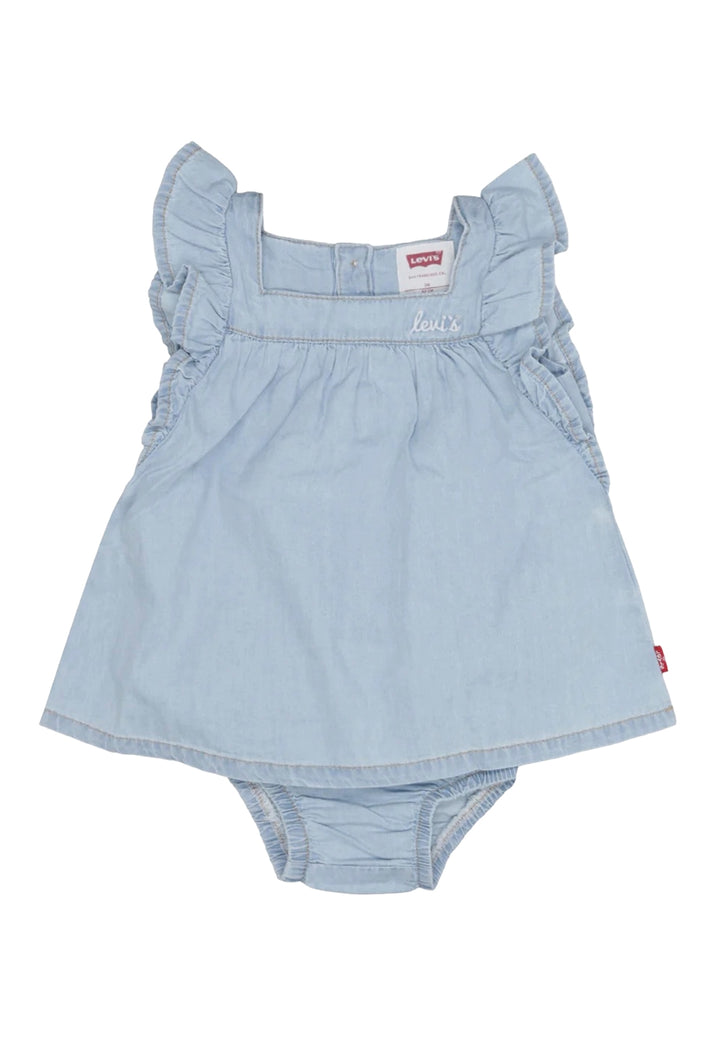 Vestito blu denim per bambina