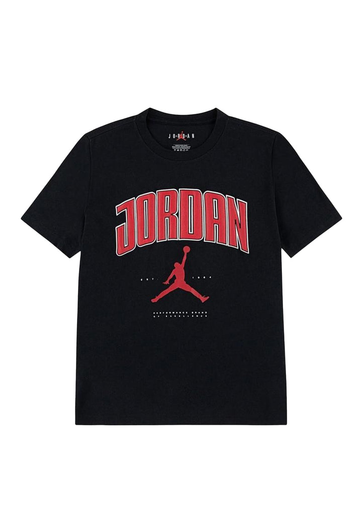 T-shirt nera per bambino