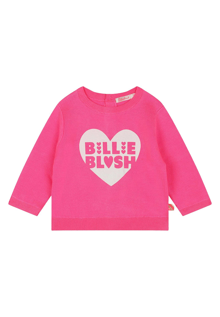 Pink sweater for baby girls