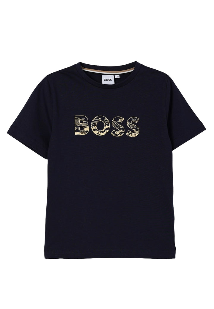 T-shirt bleu marine pour garçon