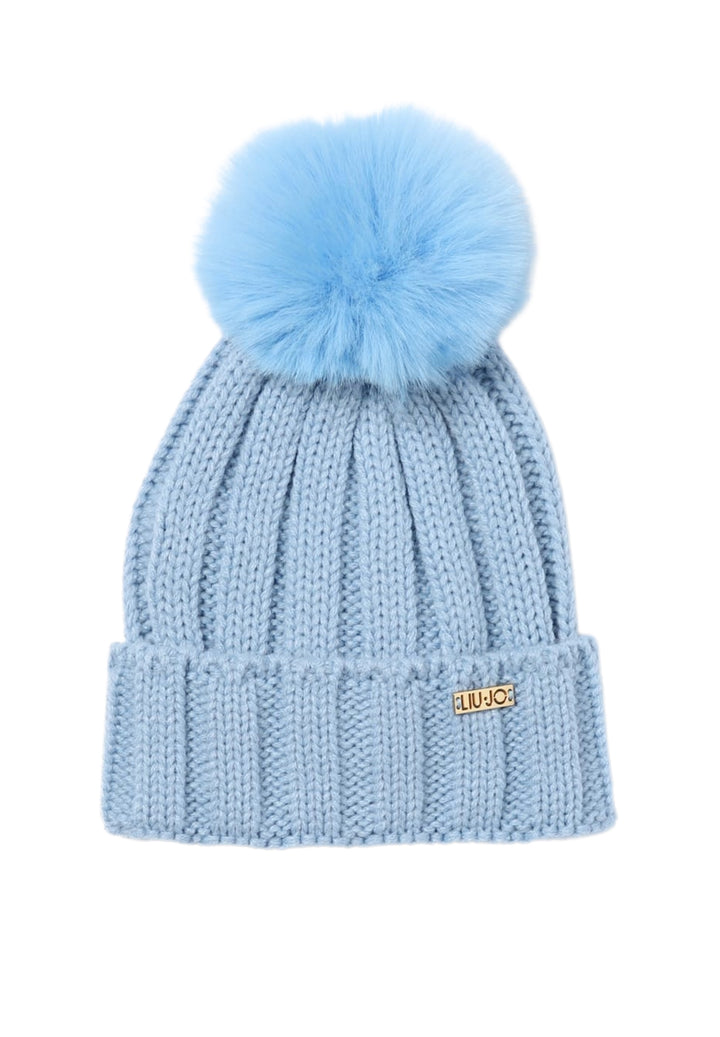 Cappello celeste per bambina