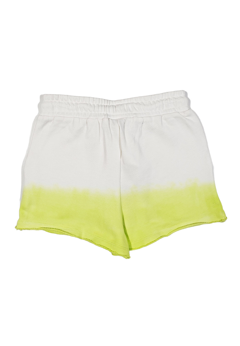 Short felpa bianco-giallo per bambina - Primamoda kids