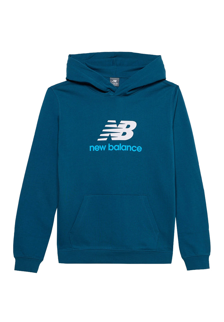 Felpa cappuccio blu per bambino