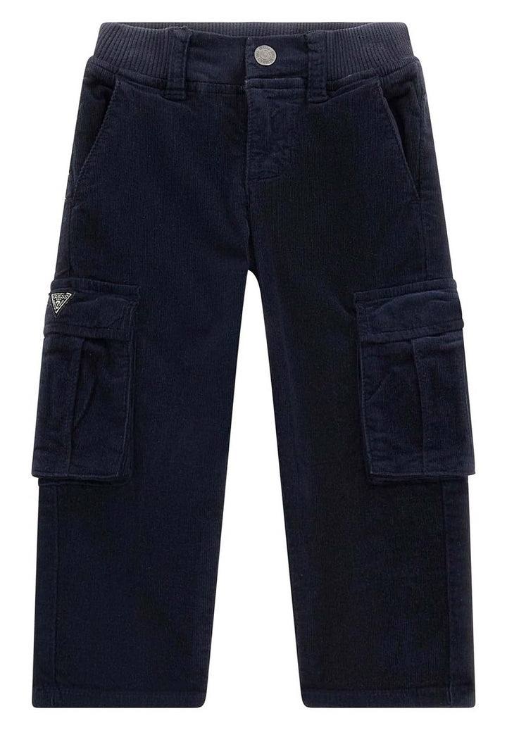 Pantalone cargo blu per bambino