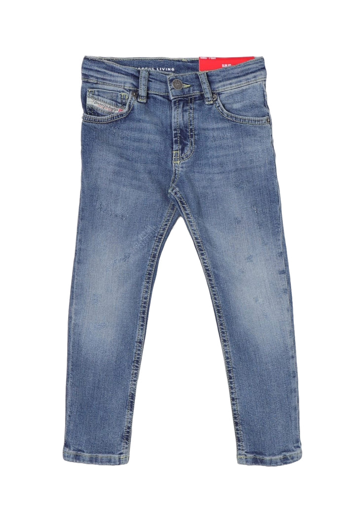 Jeans blu denim per bambino