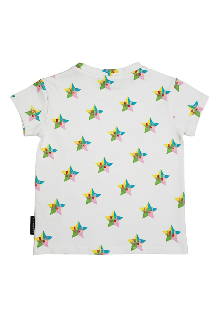 T-shirt bianca per neonata