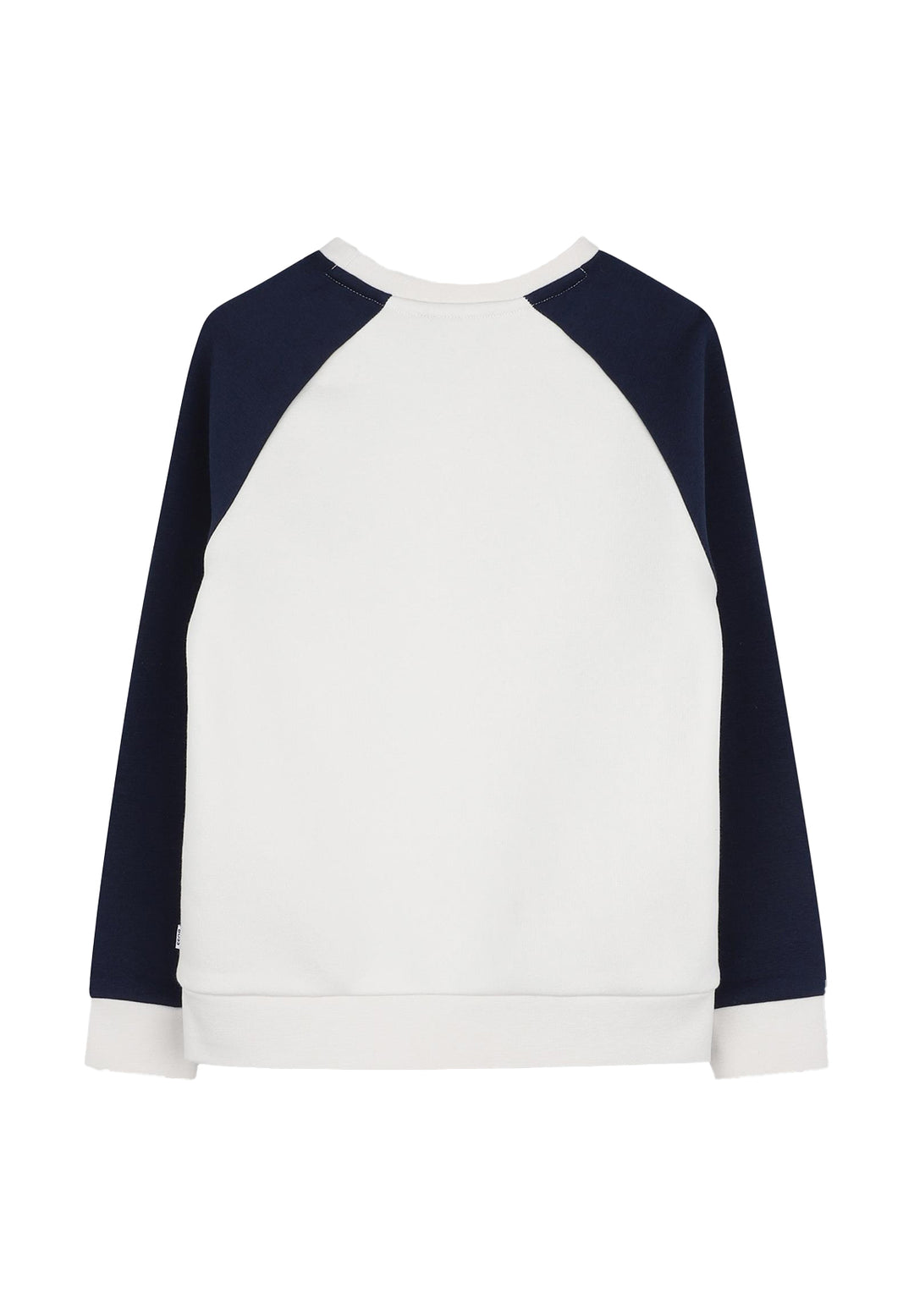 Felpa girocollo beige per bambino
