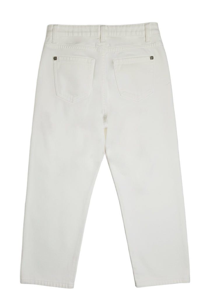 Jeans bianco per bambina