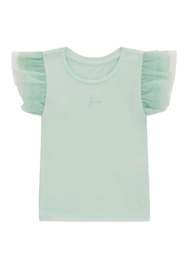 T-shirt verde per bambina