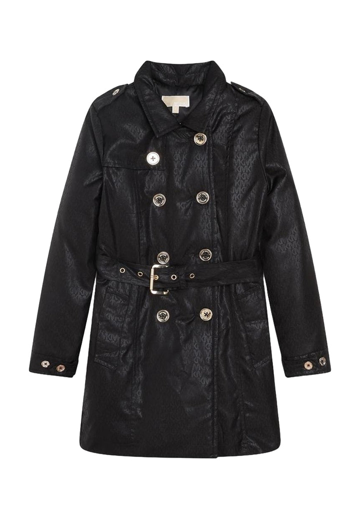 Schwarzer Trenchcoat für Mädchen